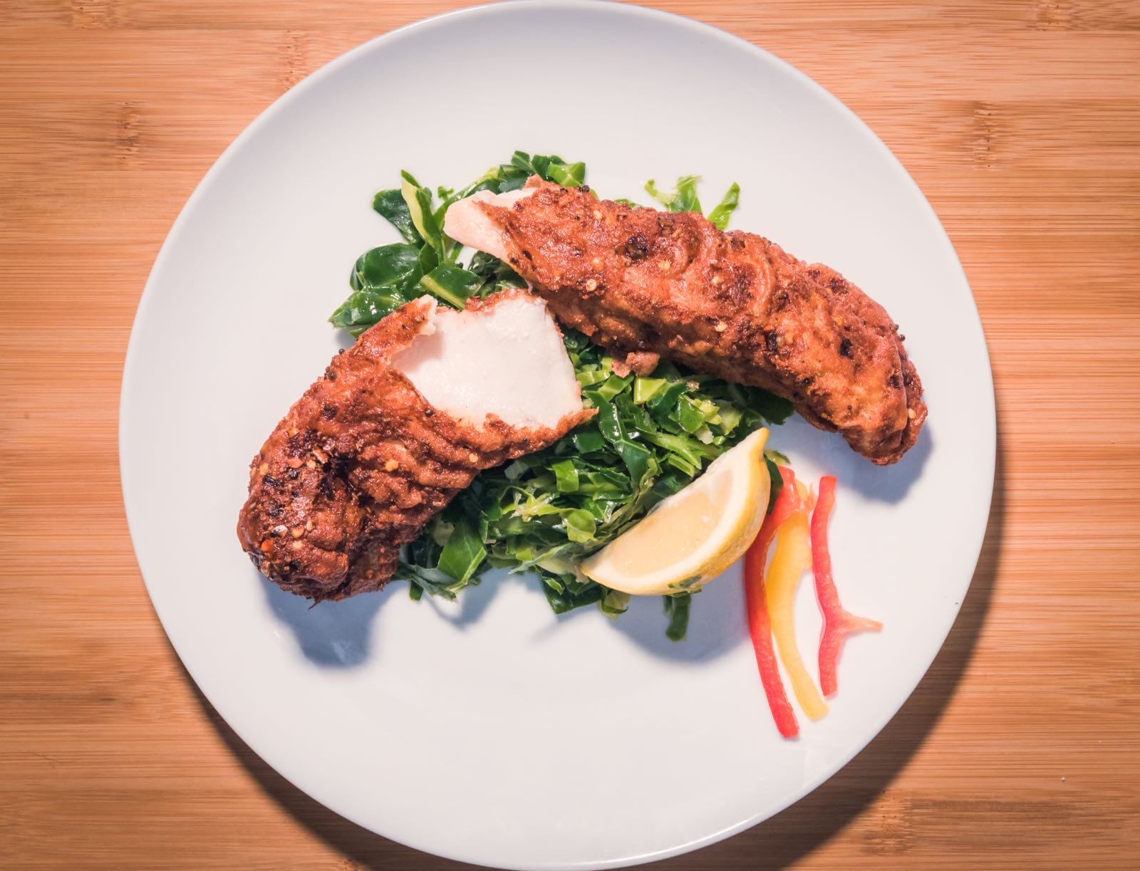 Ever East Fish Masala Marinade with cooked spiced fish
